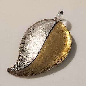 Glass Two Tone Pendant Handmade